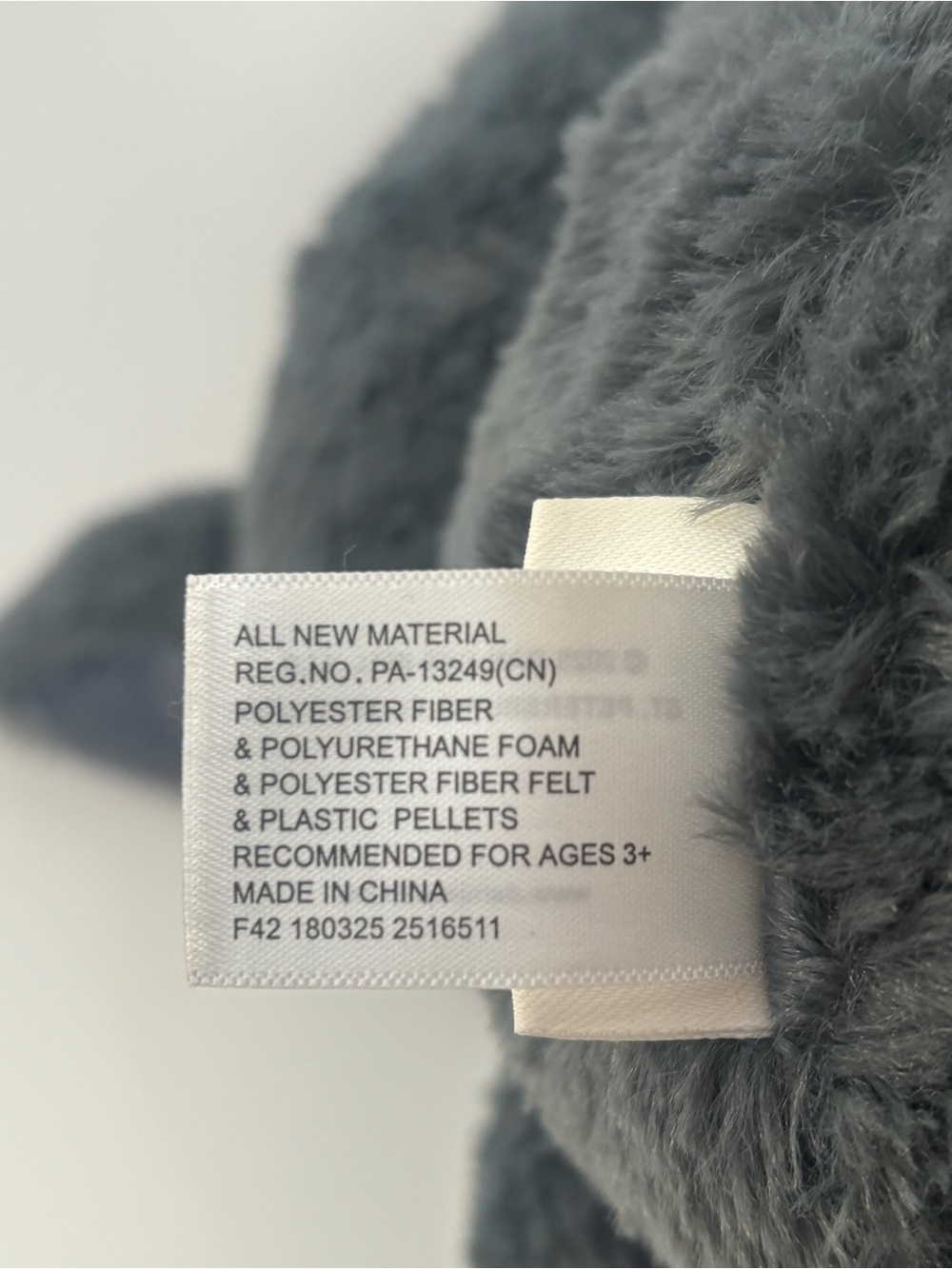 DanDee Plush Bat Stuffed Animal - Dark Gray Soft Toy - Picture 5 of 6